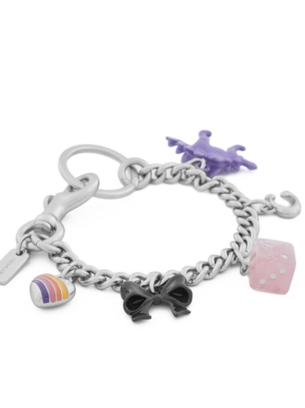 Coach Motif Chain Bag Charm